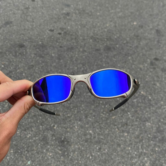 JULIET PLASMA LENTES AZUL ESCURO / KIT PRETO