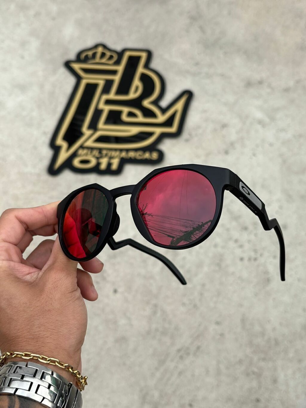 HSTN BLACK LENTES DARK RUBY