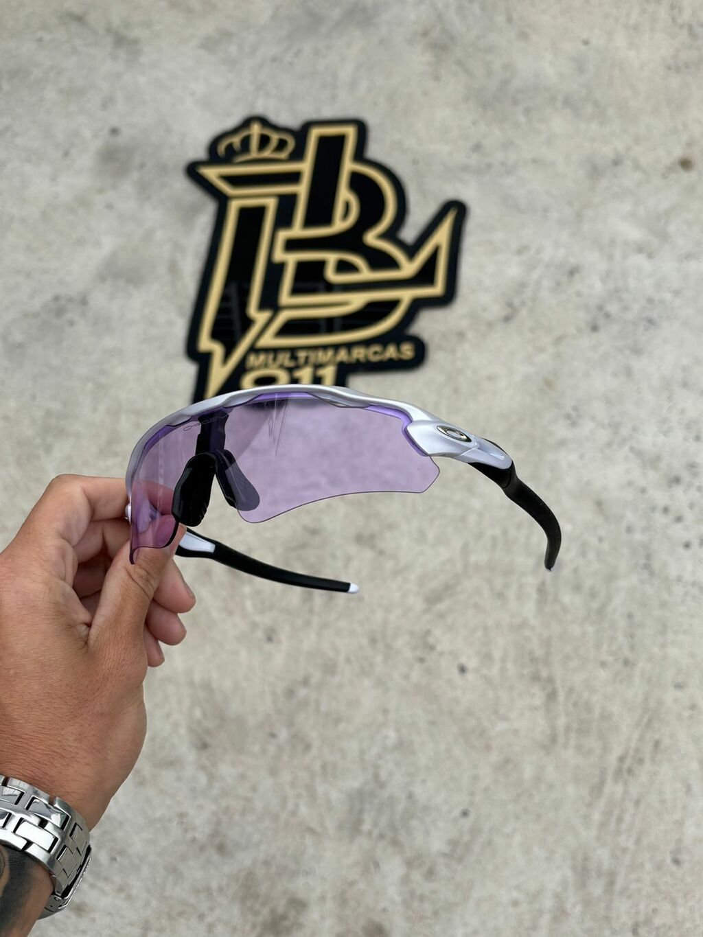 RADAR EV CINZA LENTES LOW LIGHT KIT PRETO