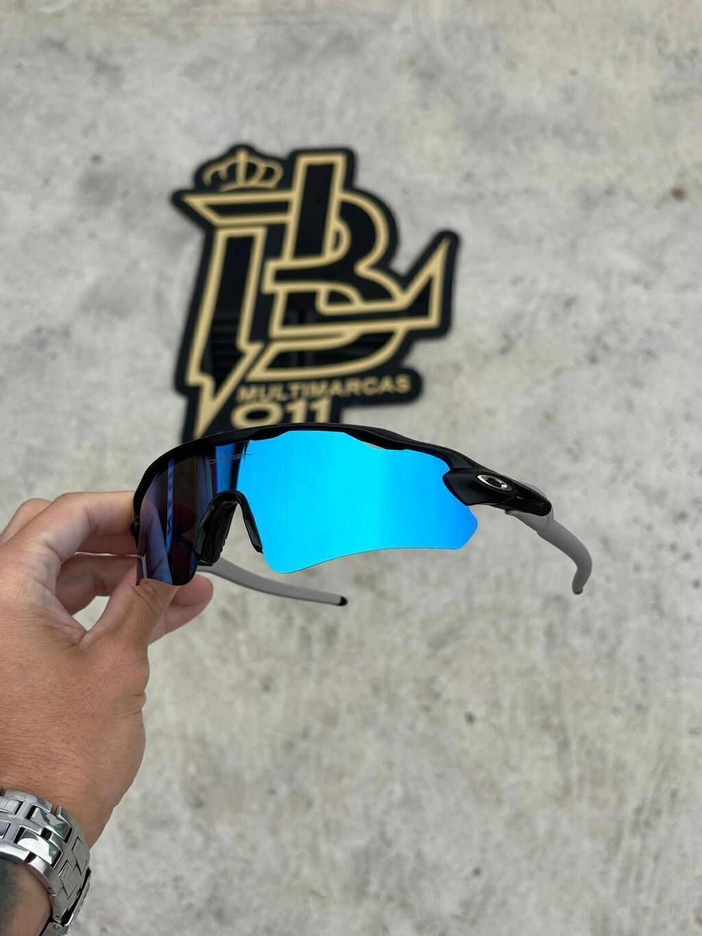 RADAR EV PRETO LENTES ICE KIT CINZA