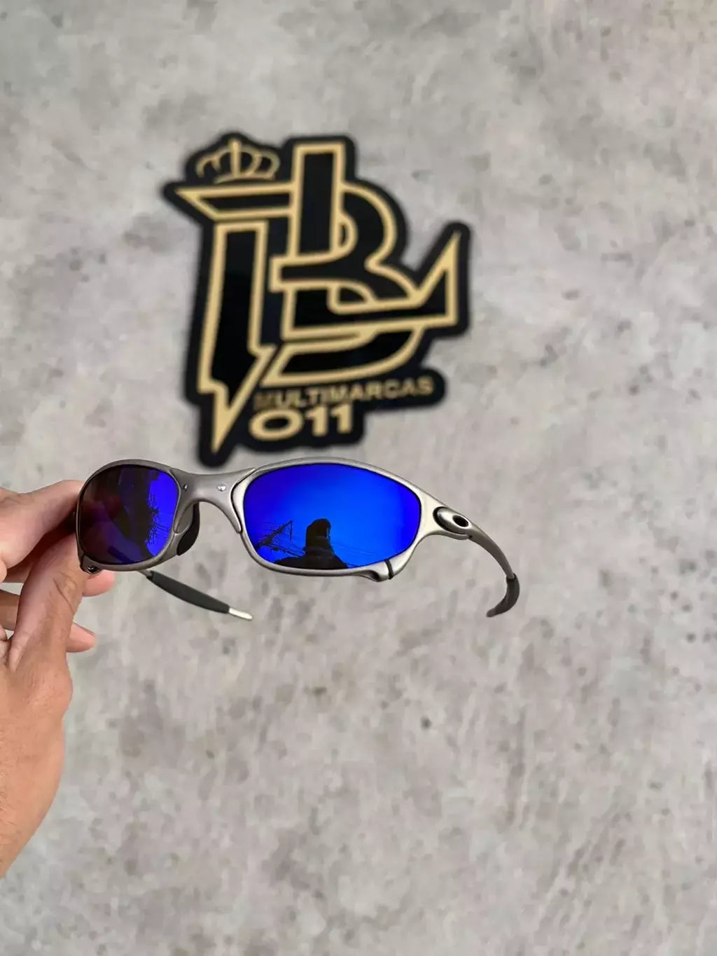 JULIET PLASMA LENTES AZUL ESCURO SUPER PREMIUM