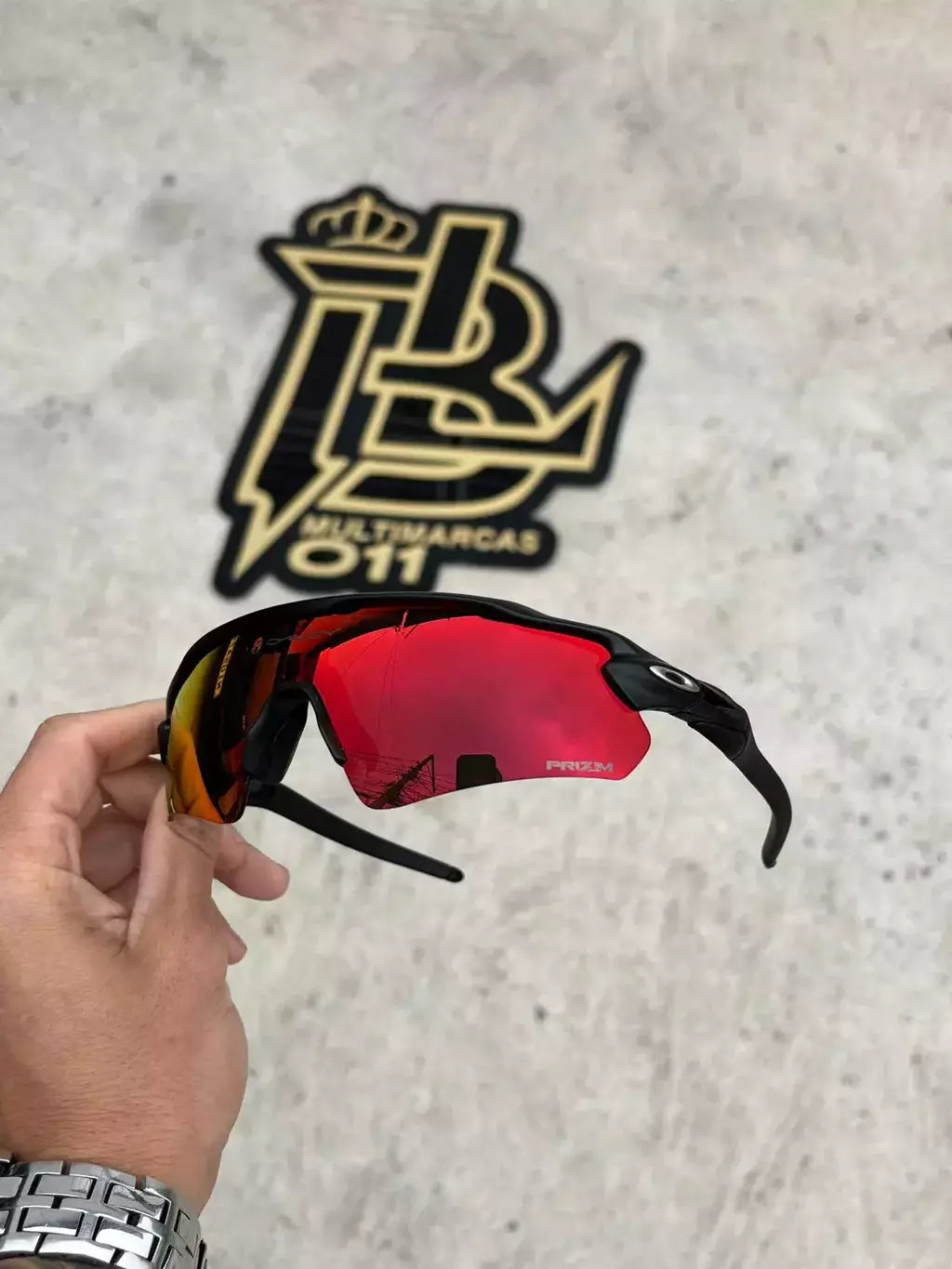 RADAR EV PRETO LENTES DARK RUBY PREMIUM