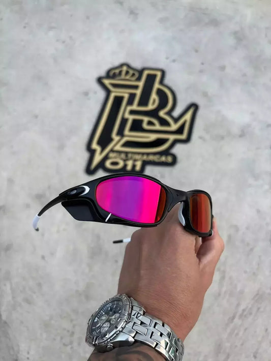 JULIET CARBON LENTES TANZANITE / KIT BRANCO + SIDE BLINDER PRETO