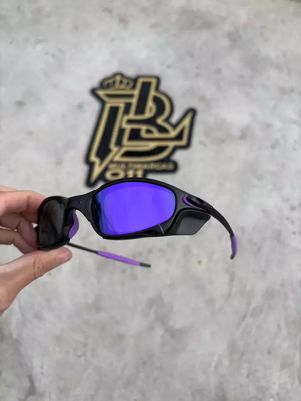 JULIET CARBON LENTES ROXA / KIT ROXO + SIDE BLINDER PRETO