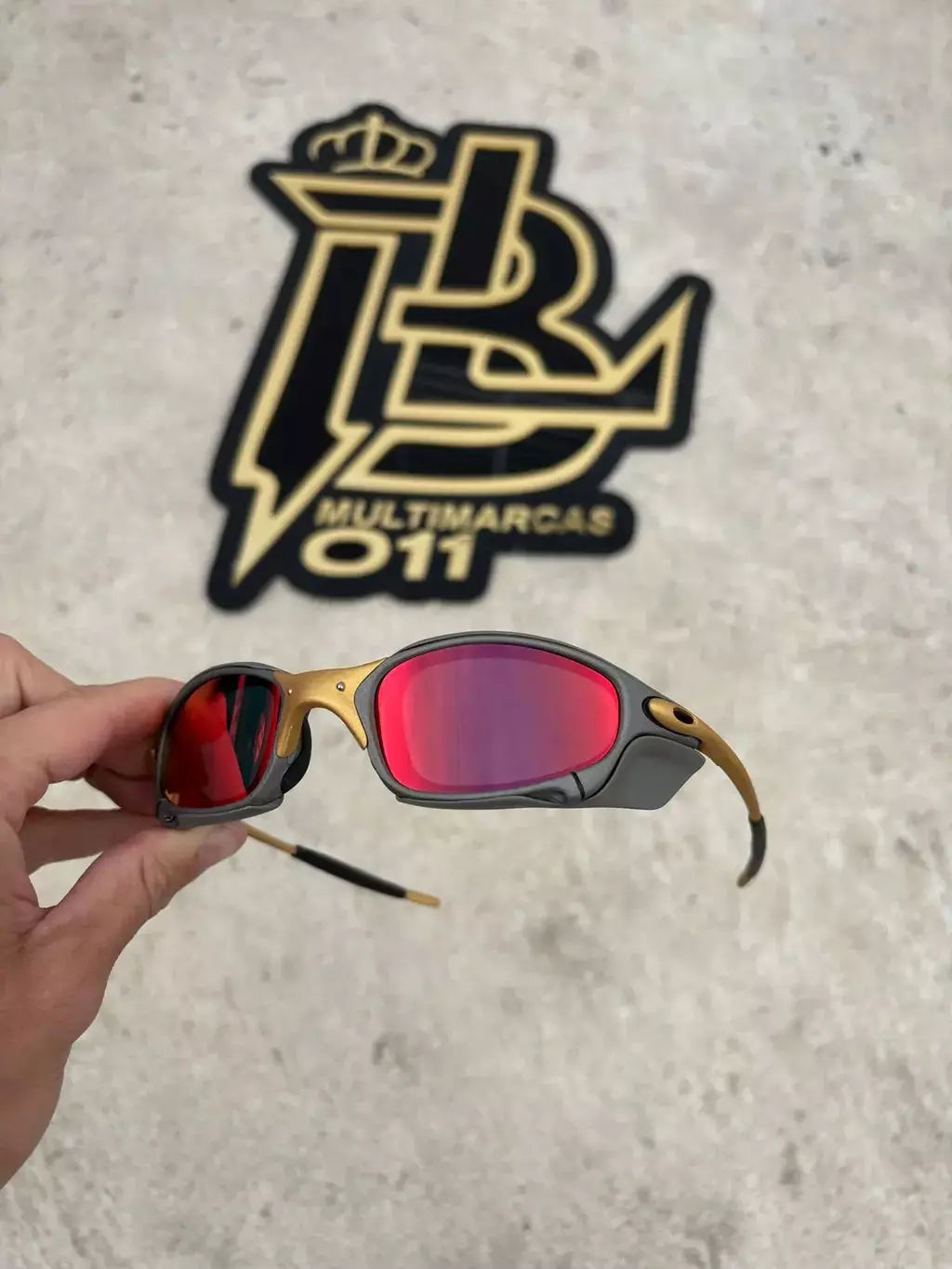 JULIET CORVETTE ARO X METAL LENTES TORCH KIT PRETO SIDE BLINDER CINZA