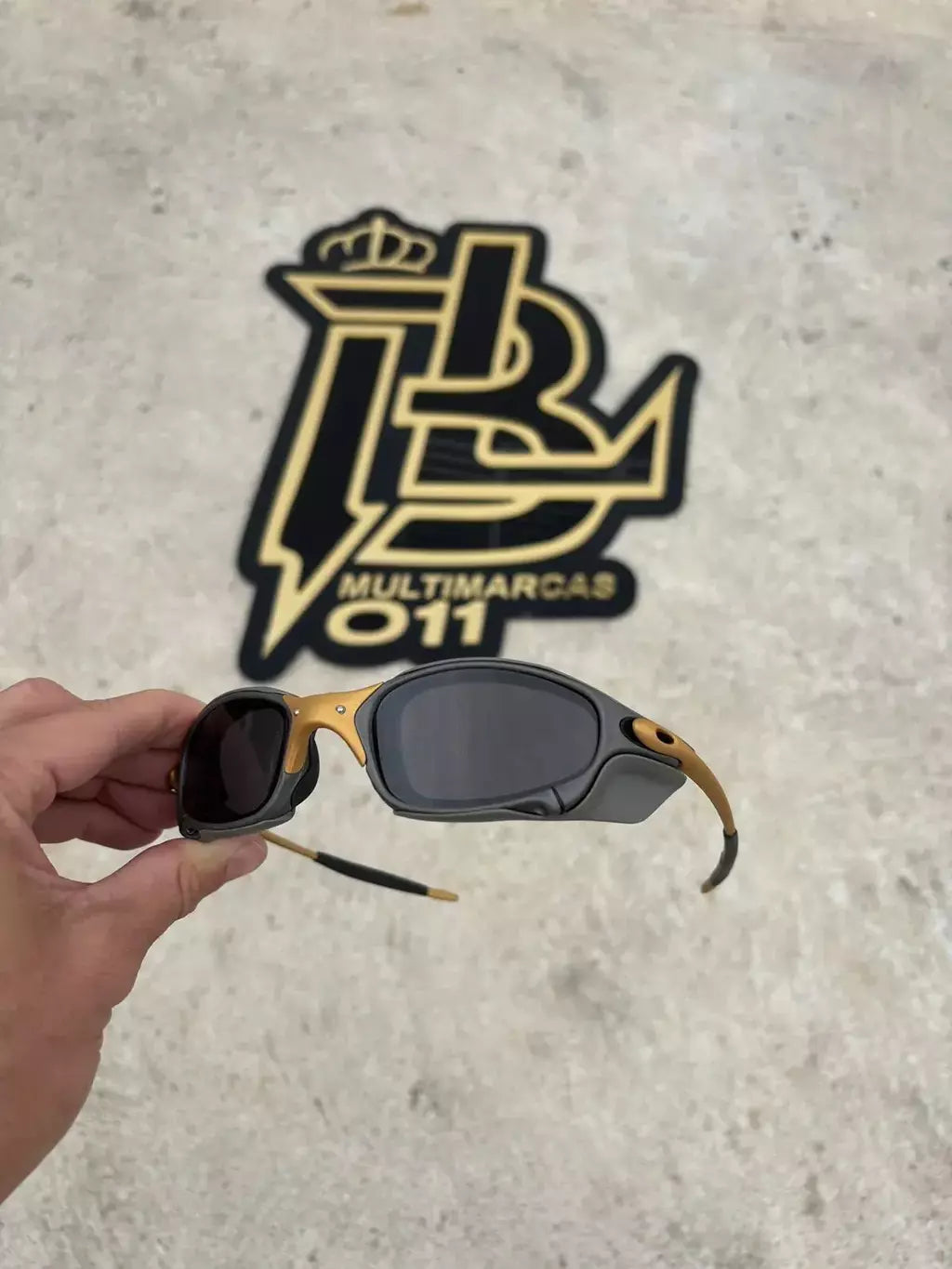 JULIET CORVETTE ARO X METAL LENTES BLACK KIT PRETO SIDE BLINDER CINZA