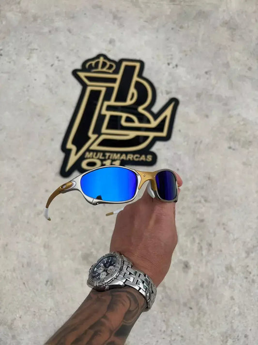 JULIET 24K LENTES AZUL ESCURO KIT BRANCO
