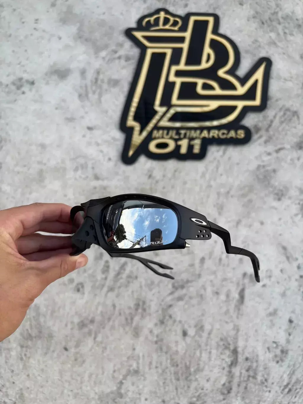 PLANTARIS SQ BLACK LENTES ESPELHADO