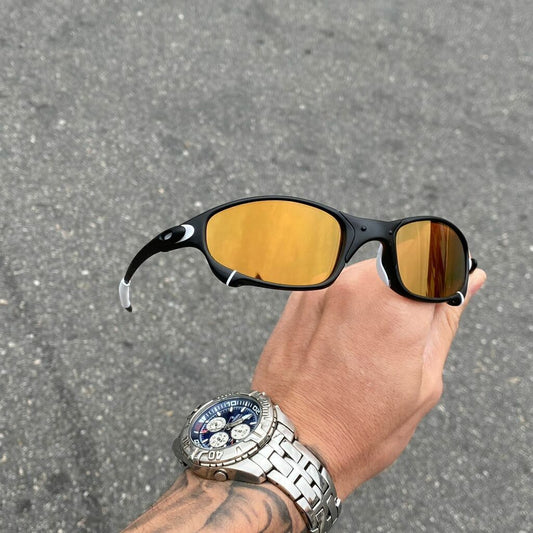 JULIET CARBON LENTES GOLD CAFÉ KIT BRANCO