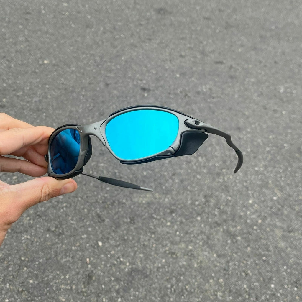 DOUBLE X LENTES ICE + SIDE BLINDER PRETO