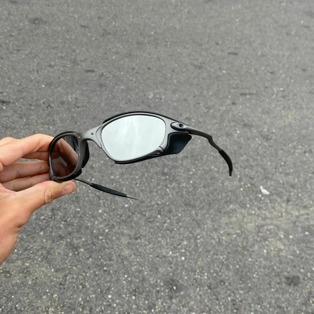 DOUBLE X LENTES ESPELHADO + SIDE BLINDER PRETO