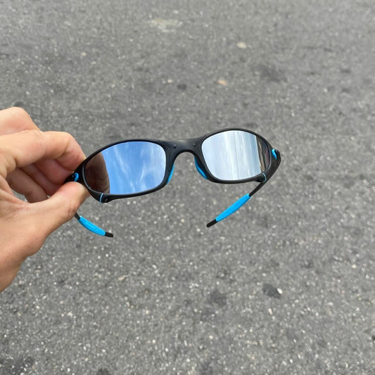 JULIET CARBON LENTES ESPELHADO / KIT AZUL CLARO
