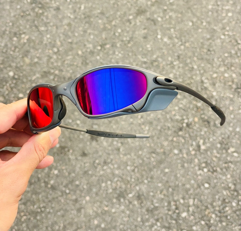 JULIET X METAL LENTES TANZANITE + SIDE BLINDER CINZA