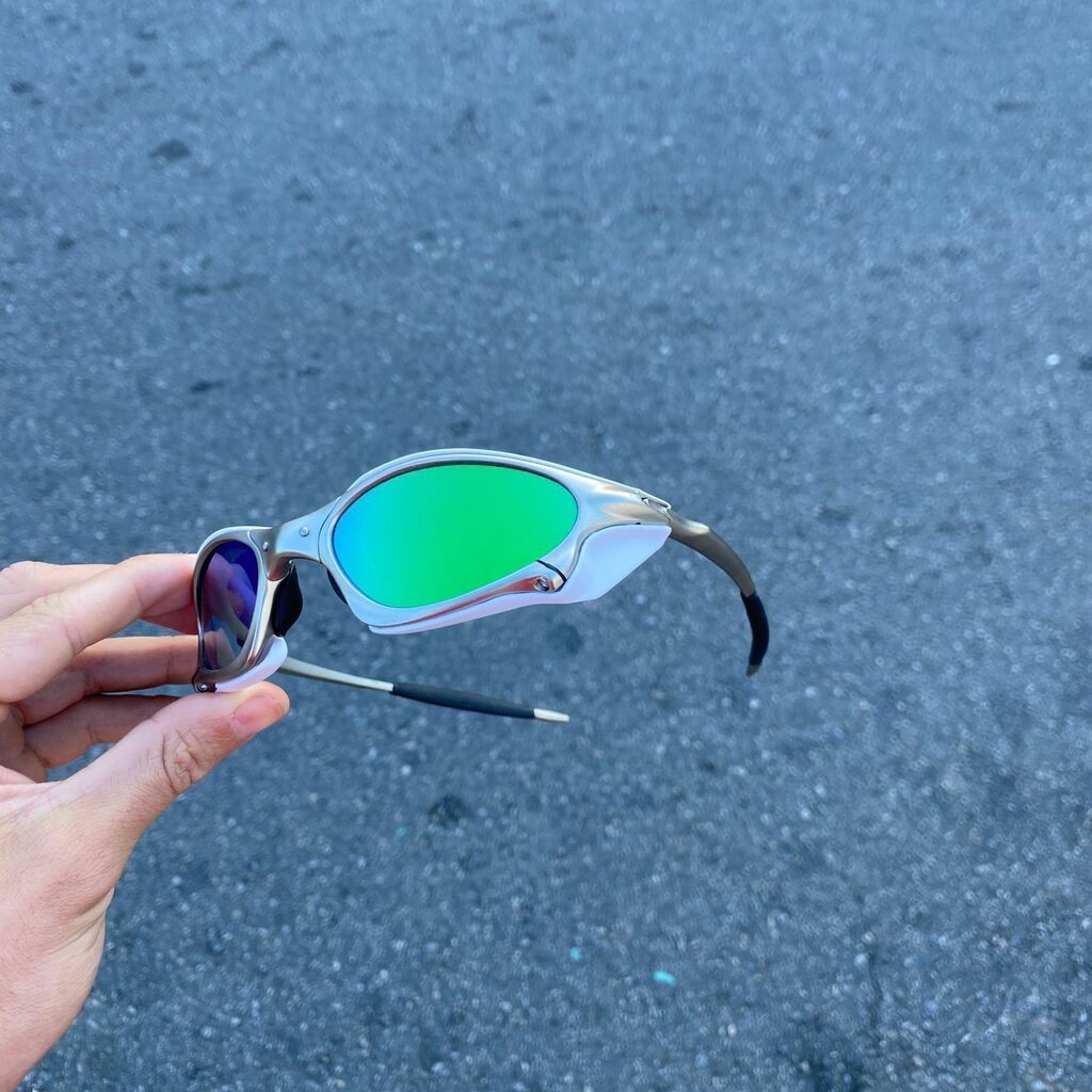 PENNY PLASMA LENTES VERDE + SIDE BLINDER BRANCO