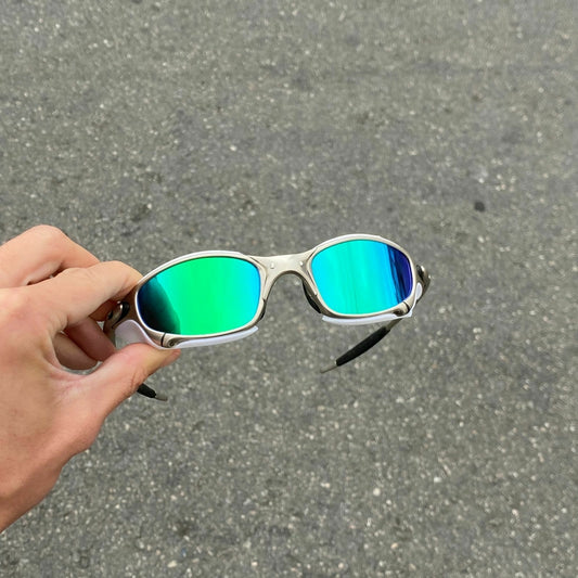 JULIET PLASMA LENTES VERDE + SIDE BLINDER BRANCO