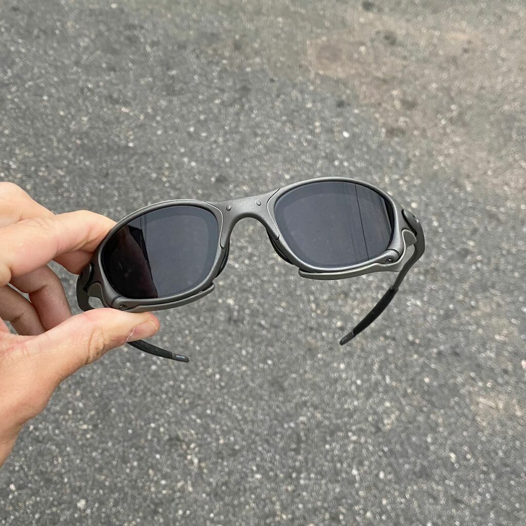 DOUBLE X LENTES BLACK + SIDE BLINDER CINZA
