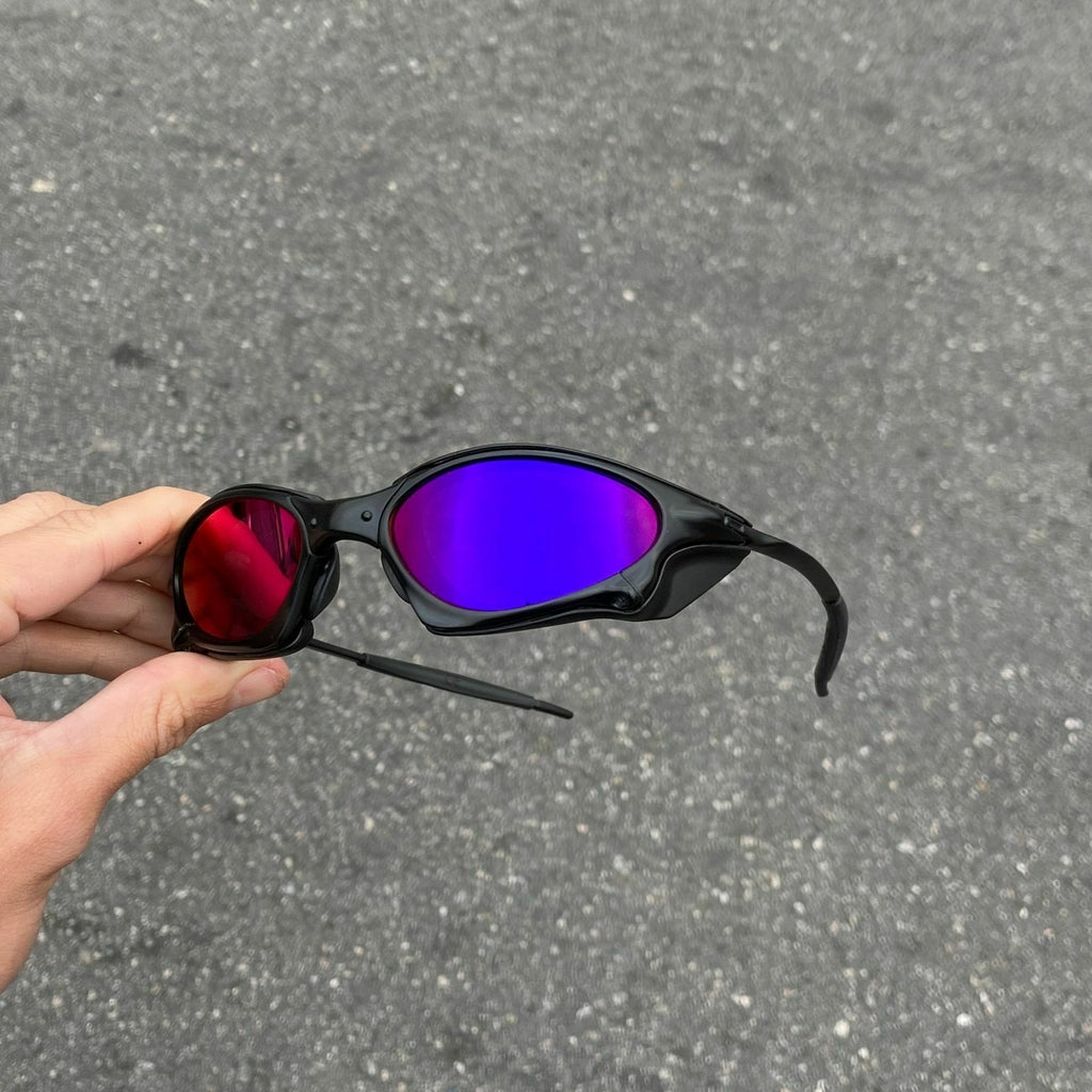 PENNY CARBON LENTES TANZANITE + SIDE BLINDER PRETO