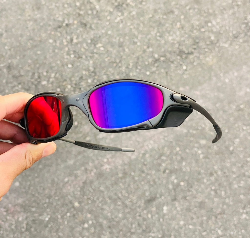 JULIET X METAL LENTES TANZANITE + SIDE BLINDER PRETO