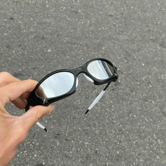 PENNY CARBON LENTES ESPELHADO / KIT BRANCO + SIDE BLINDER PRETO