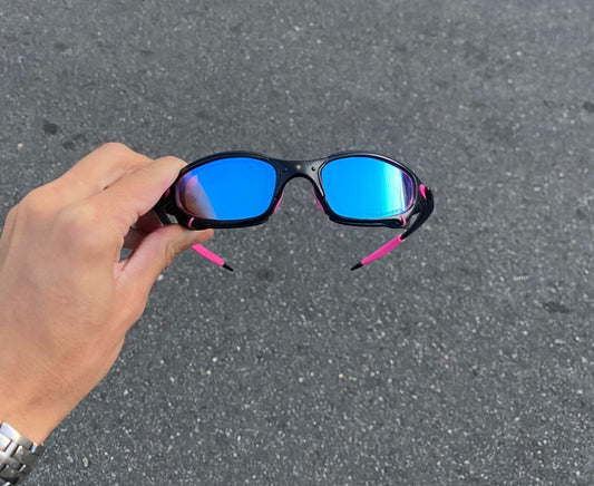 JULIET CARBON LENTES PRISMA / KIT ROSA + SIDE BLINDER PRETO
