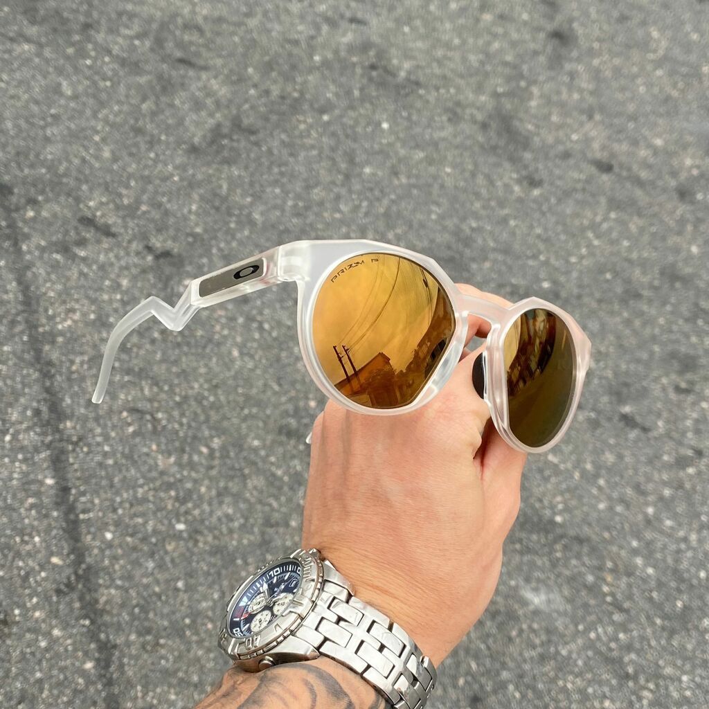 HSTN BRANCO LENTES GOLD CAFÉ