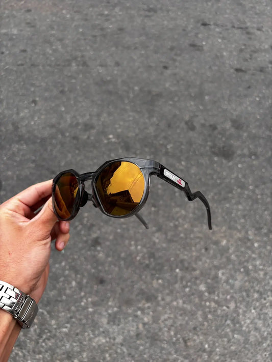 HSTN BLACK TRANSPARENTE LENTES GOLD CAFÉ