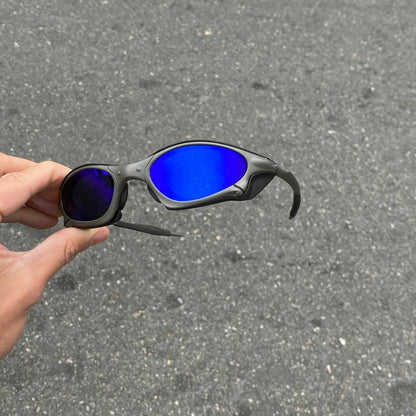 PENNY X-METAL LENTES AZUL ESCURO + SIDE BLINDER PRETO