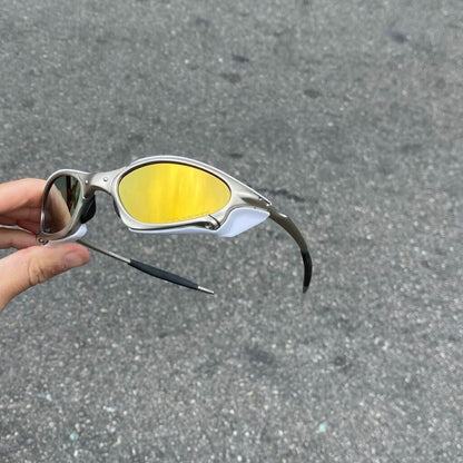 PENNY PLASMA LENTES GOLD + SIDE BLINDER BRANCO