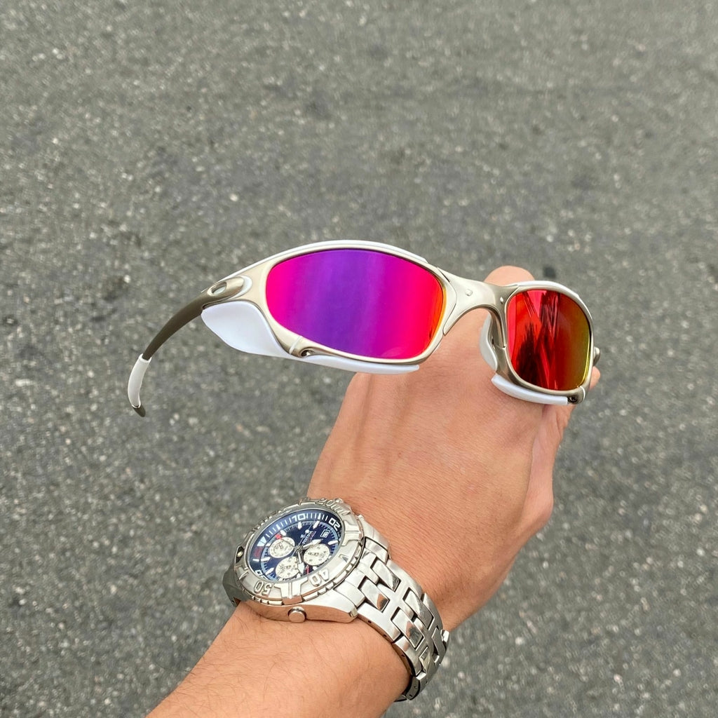 JULIET PLASMA LENTES TANZANITE / KIT BRANCO + SIDE BLINDER BRANCO