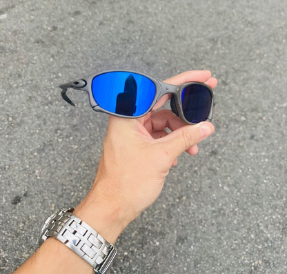 DOUBLE X LENTES AZUL ESCURO