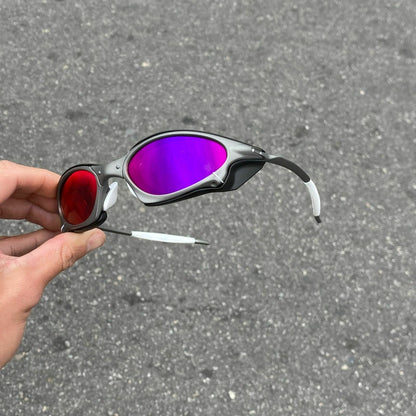 PENNY X-METAL LENTES TANZANITE / KIT BRANCO + SIDE BLINDER PRETO