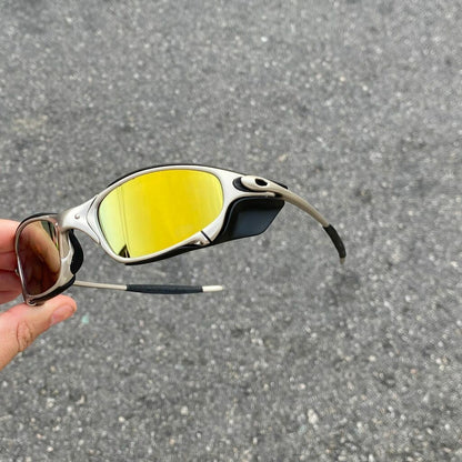 JULIET PLASMA LENTES GOLD + SIDE BLINDER PRETO