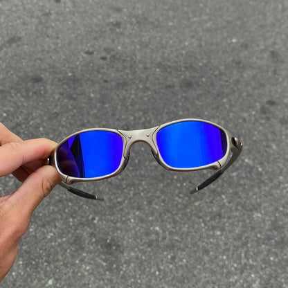 JULIET PLASMA LENTES AZUL ESCURO / KIT PRETO
