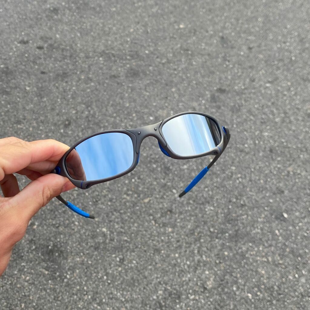 JULIET X METAL LENTES ESPELHADO/ KIT AZUL ESCURO