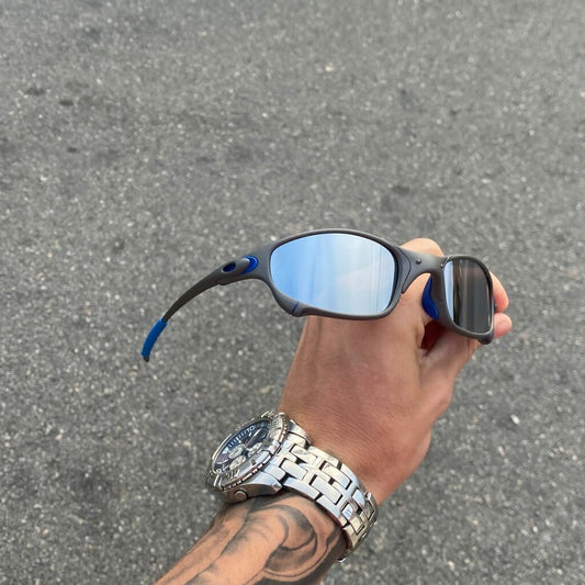 JULIET X METAL LENTES ESPELHADO/ KIT AZUL ESCURO