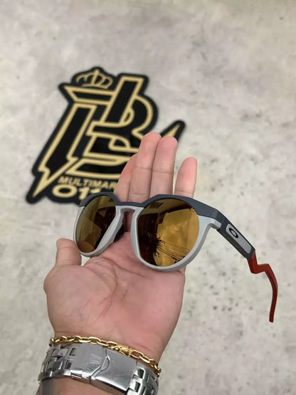 HSTN CINZA LENTES GOLD CAFÉ