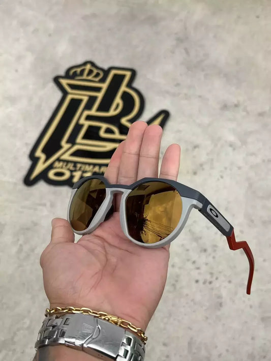 HSTN CINZA LENTES GOLD CAFÉ