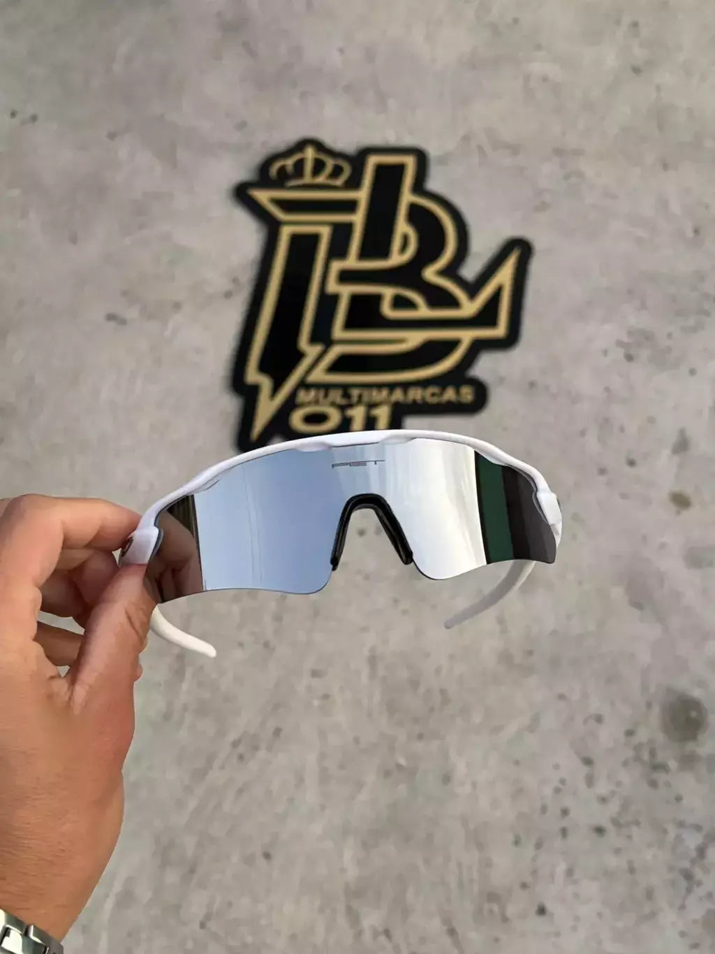 RADAR EV BRANCO LENTES ESPELHADO
