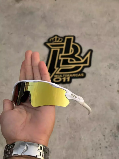 RADAR EV BRANCO LENTES GOLD