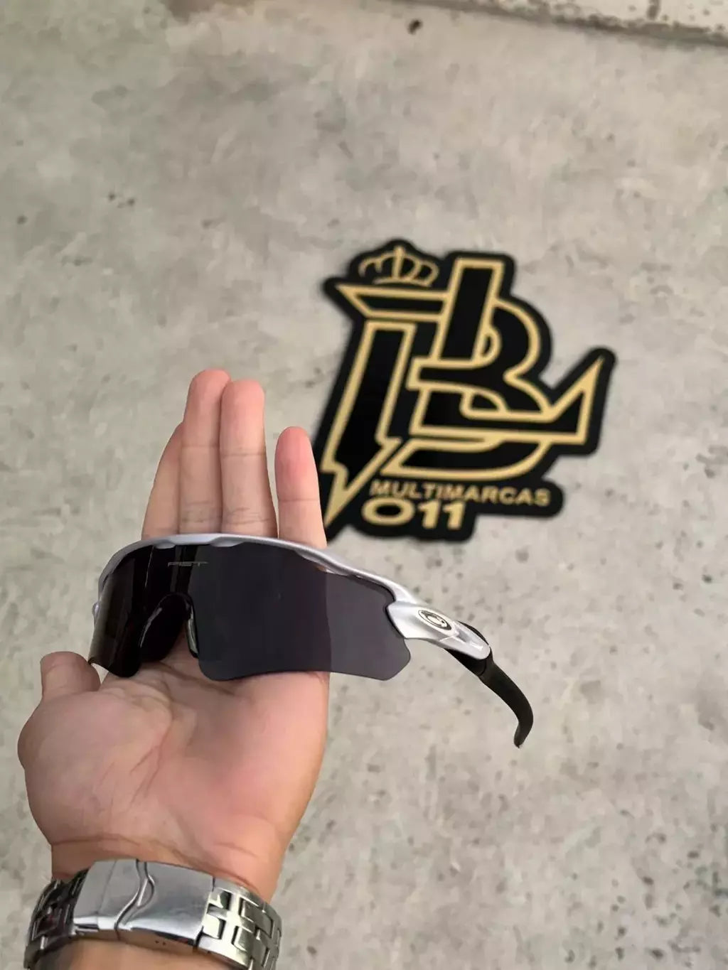 RADAR EV CINZA LENTES BLACK KIT PRETO