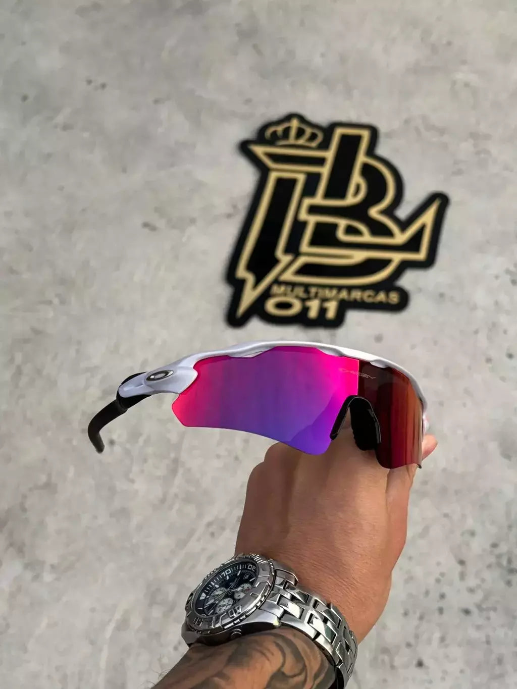 RADAR EV CINZA LENTES TANZANITE KIT PRETO