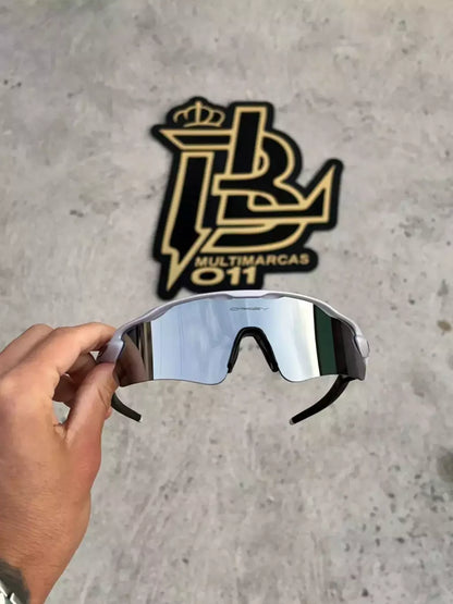 RADAR CINZA LENTES ESPELHADO KIT PRETO
