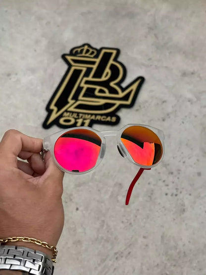 HSTN BRANCO LENTES RUBY PERNINHA VERMELHO