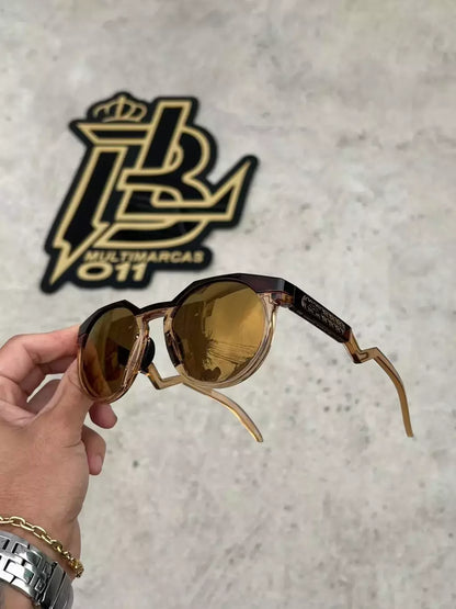 HSTN MARROM LENTES GOLD CAFÉ
