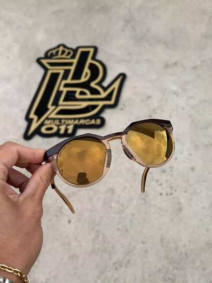 HSTN MARROM LENTES GOLD CAFÉ