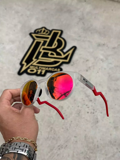 HSTN BRANCO LENTES RUBY PERNINHA VERMELHO
