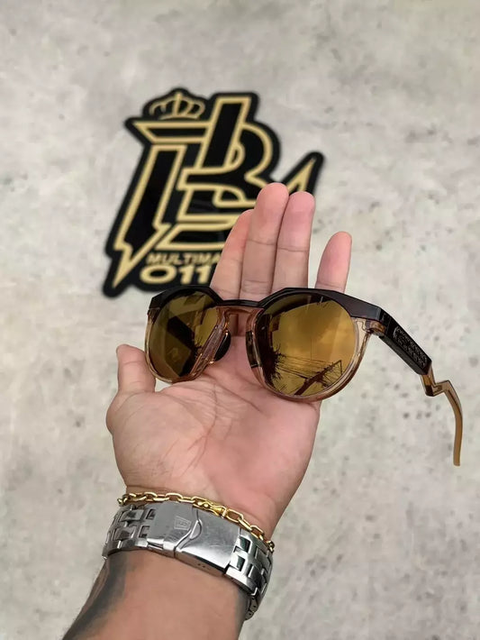 HSTN MARROM LENTES GOLD CAFÉ