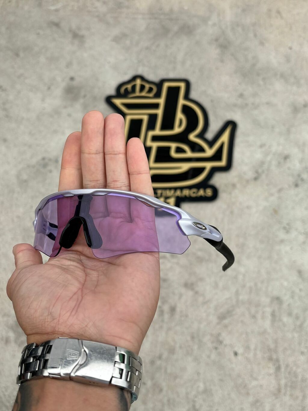 RADAR EV CINZA LENTES LOW LIGHT KIT PRETO