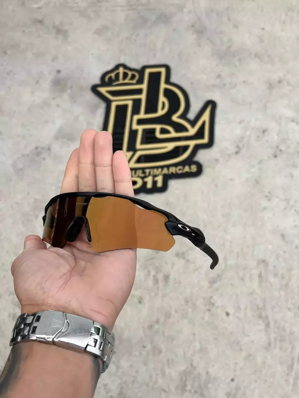 RADAR EV PRETO LENTES GOLD CAFÉ