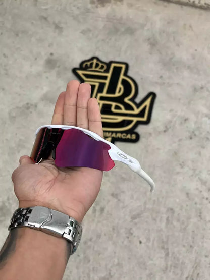 RADAR EV BRANCO LENTES DARK RUBY